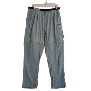 Ex Officio Cargo Zip-Off Hiking Pants Khaki Green Mens Size M